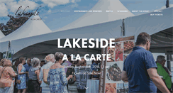 Desktop Screenshot of lakesidealacarte.com